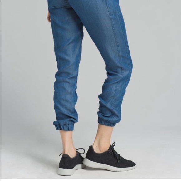 Prana Aberdeen Chambray Blue Jogger NWOT - Picture 2 of 10